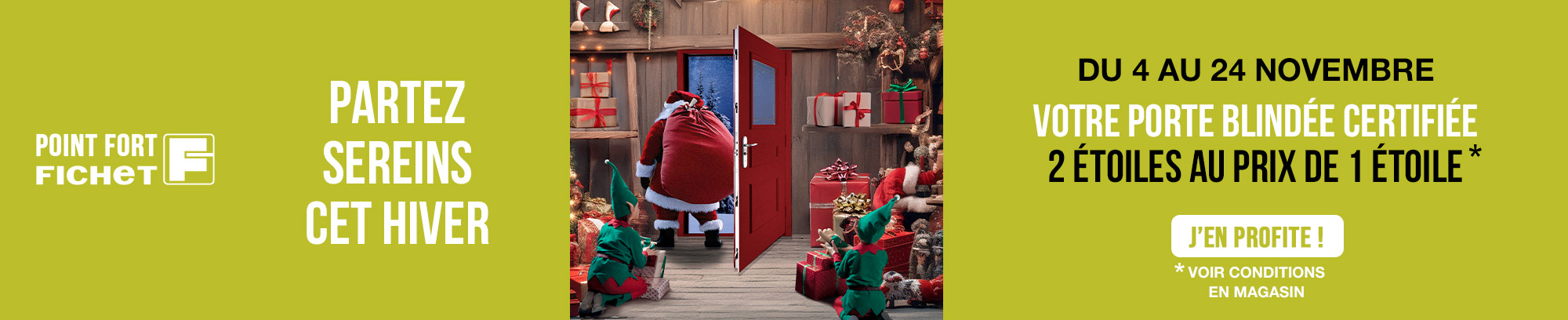 Promotion porte blindée Fichet chez Ets Berthommé La Rochelle